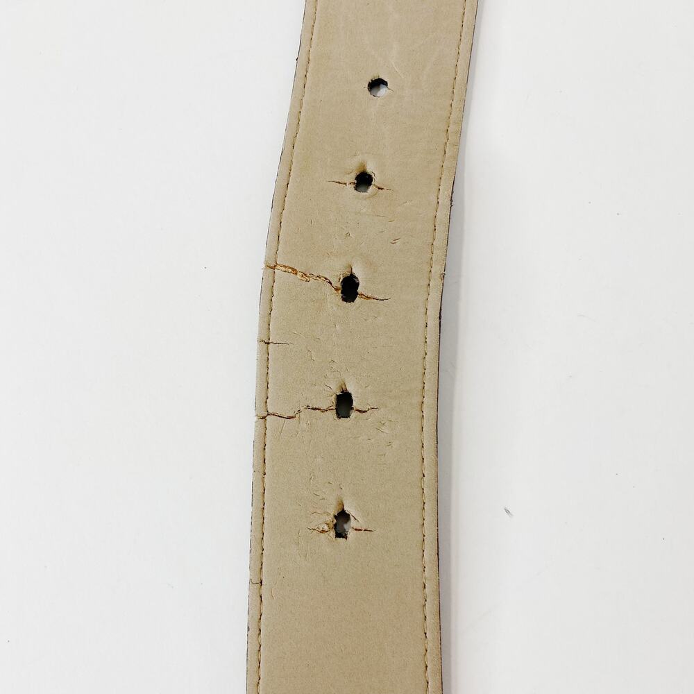 MICHAEL Michael Kors Black Leather Belt Size Large - Picture 6 of 14